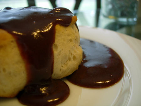 Chocolate Gravy and Buttermilk Biscuits