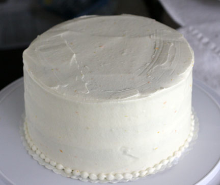 Carrot Cake with Orange Cream Cheese Frosting