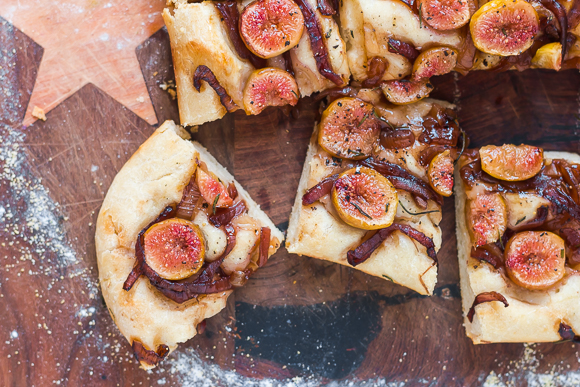 Fresh Fig and Balsamic-Caramelized Onion Focaccia